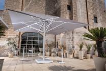 parasol gant restaurant 4x4m 5x6m 6x6m 4x6m 4x5m Capri Starwhite